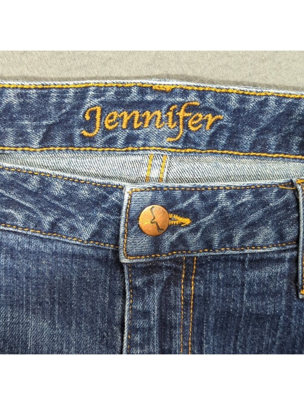Kimes Ranch Jeans Women's 16x32 Blue Jennifer High Rise Wide Flare Leg Western